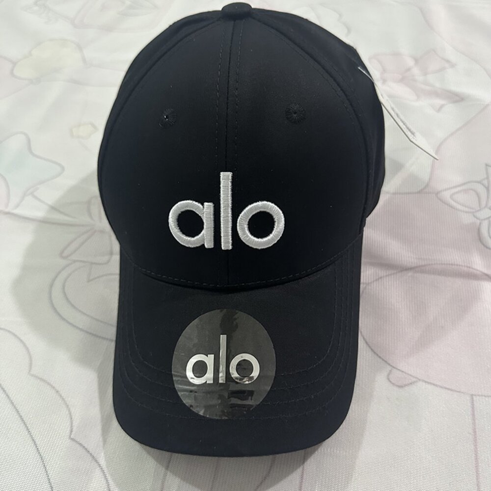 Alo Letter Embroidered Baseball Cap Unisex